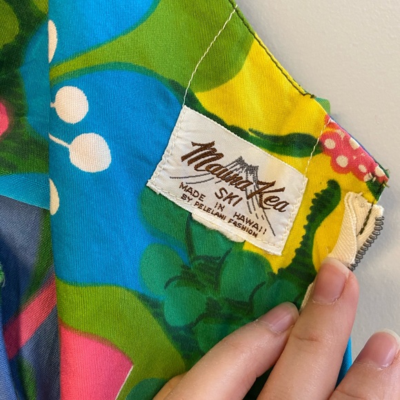 Vintage Hawaiian Maxi Dress Sleeveless Size XS - Picture 7 of 11
